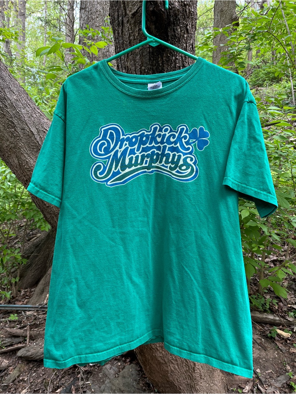 Vintage 1990’s Dropkick Murphys Shamrock Clover T-Shirt Men’s Xl Green Anvil